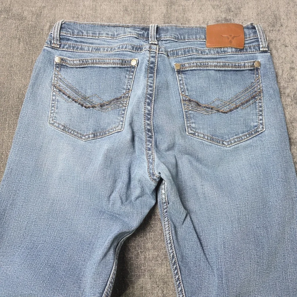 Wrangler 20X Style 44 Jeans Mens 33x32 (33x31) Slim Straight Leg Blue Denim Pant